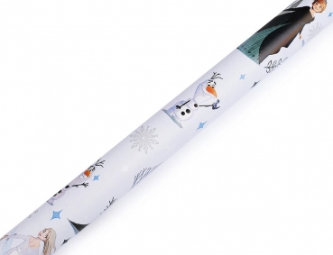 Geschenkpapier Weihnachtsmotive Kinder Disney Eiskönigin hell 70cmx2m